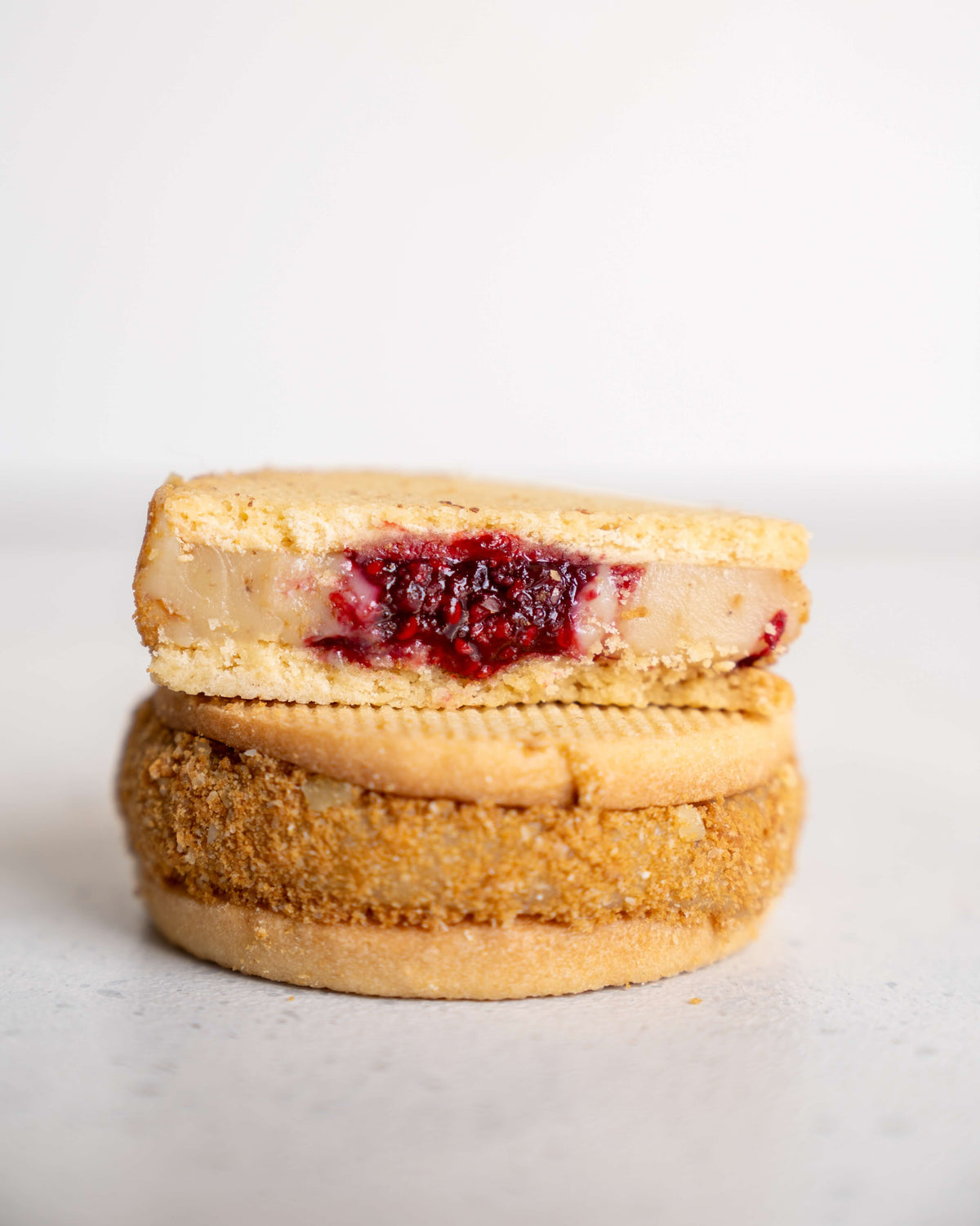 Alfajor de Caluga y Frambuesa (10un)